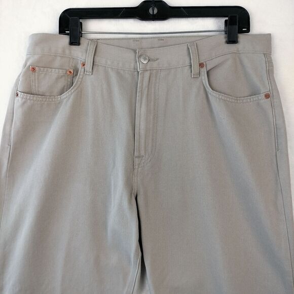 Lucky Brand Jeans Mens 36x30 Beige Classic Fit Straight Leg Dungarees Vintage - Picture 4 of 16